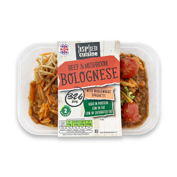 Inspired Cuisine Beef & Mushroom Bolognese 880g