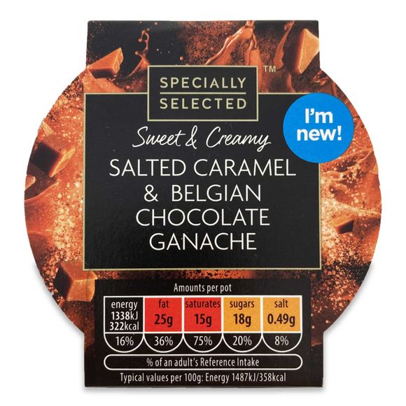 Specially Selected Sea Salted Chocolate Caramel Ganache 90g