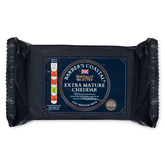 Specially Selected Barber's Coastal Extra Mature Cheddar Cheese 500g