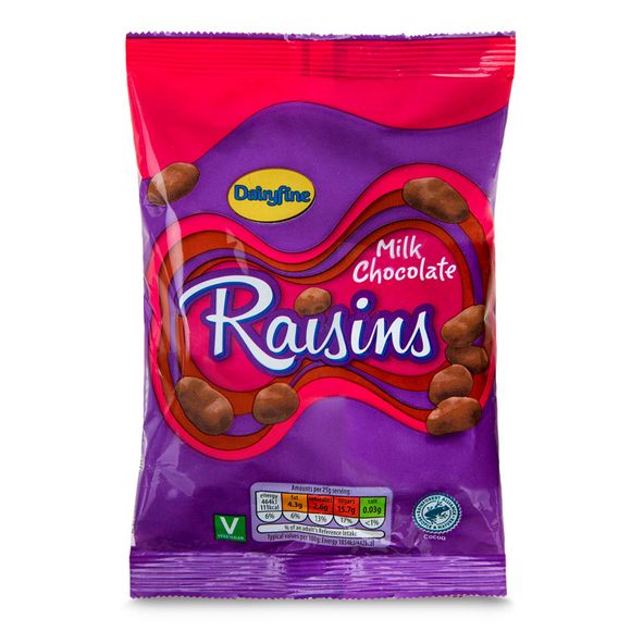 Dairyfine Milk Chocolate Raisins 180g