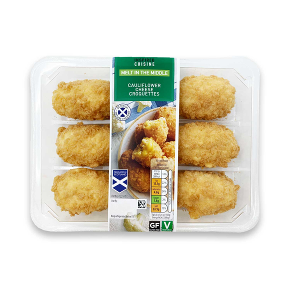 Inspired Cuisine Melt In The Middle Cauliflower Cheese Croquettes 252g