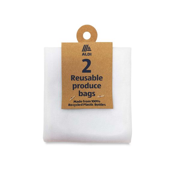 Aldi Reusable Produce Bags 2 Pack