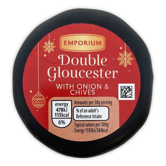 Emporium Double Gloucester With Onion & Chive 100g