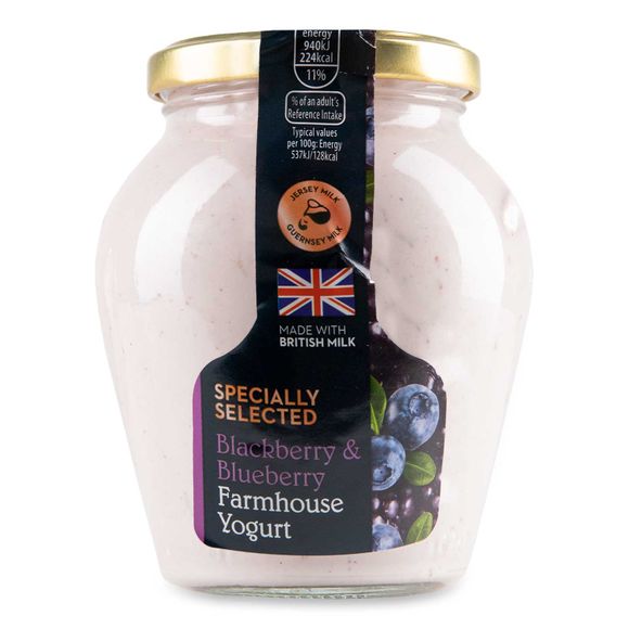 Specially Selected Blueberry & Blackberry Farmhouse Yogurt 350g