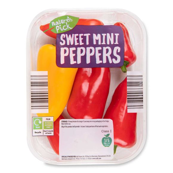 Nature's Pick Sweet Mini Peppers 190g