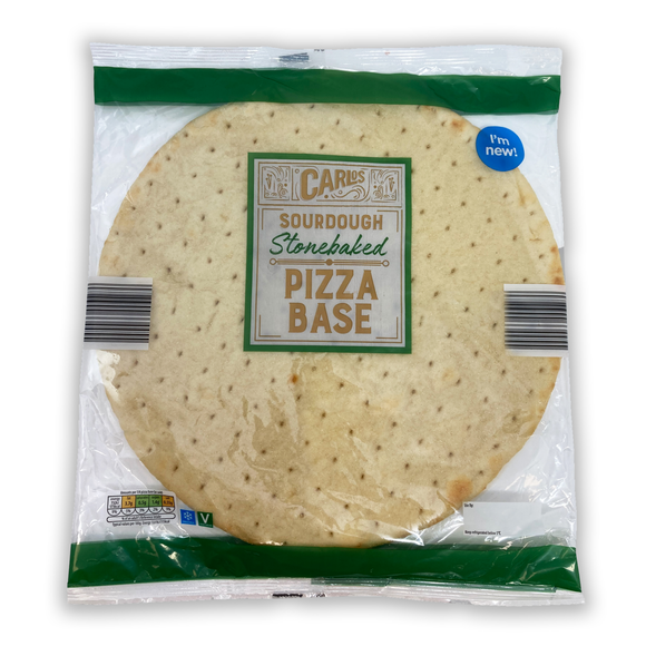 Carlos Sourdough Stonebaked Pizza Base 220g