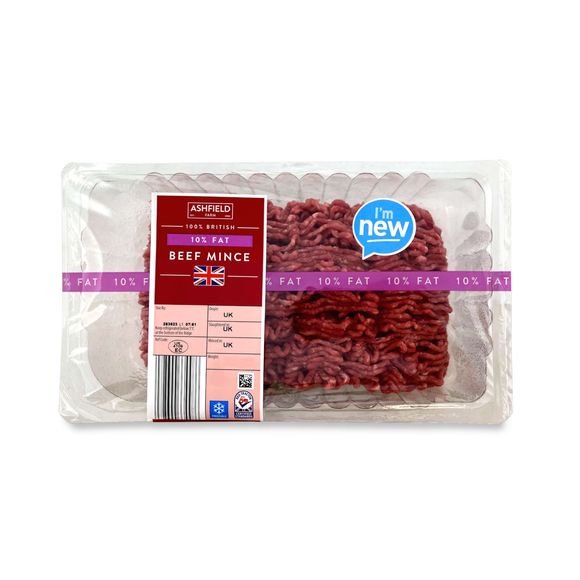 Ashfield Farm 10% Fat Beef Mince 750g