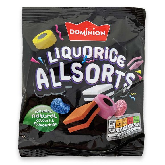 Dominion Liquorice Allsorts 230g