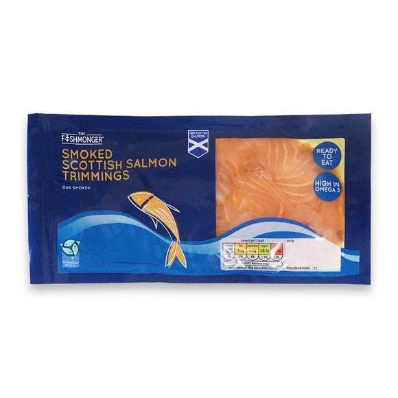 The Fishmonger Smoked Scottish Salmon Trimmings 100g