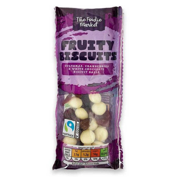 The Foodie Market Indulgent Pockets - Fruity Biscuit 25g