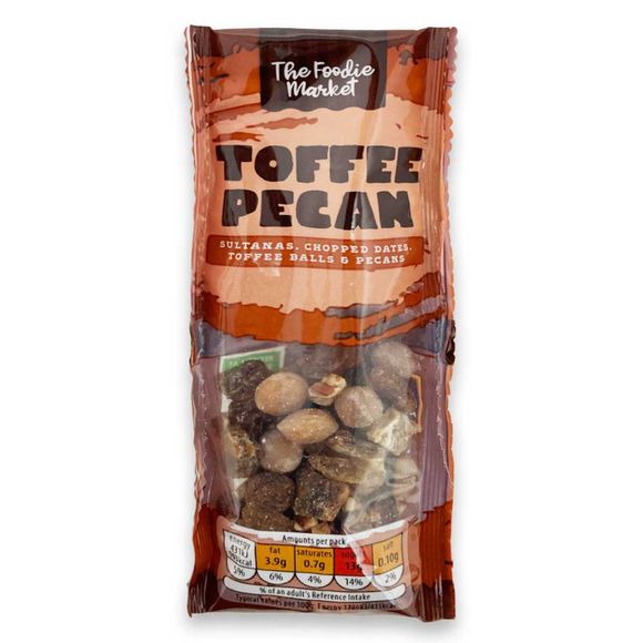 The Foodie Market Indulgent Pockets - Toffee Pecan 25g