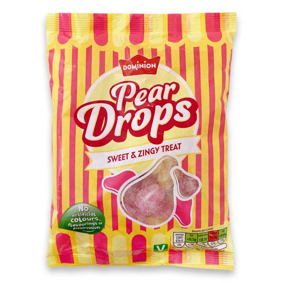 Dominion Pear Drops 200g