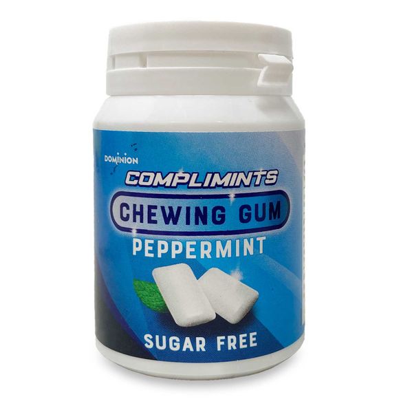 Dominion Peppermint Sugarfree Chewing Gum 50 Pieces