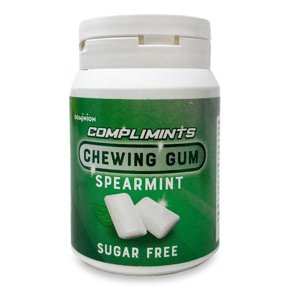 Dominion Spearmint Sugarfree Chewing Gum 50 Pieces