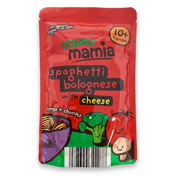 Mamia Organic Spaghetti Bolognese With Cheese 190g