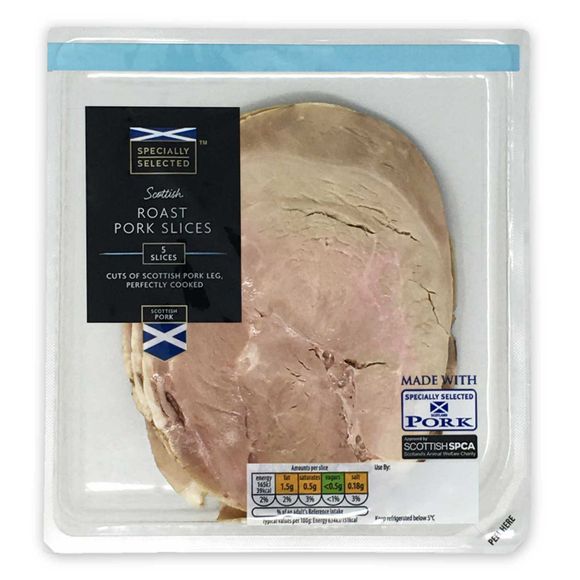 Specially Selected Scottish Roast Pork Slices 130g