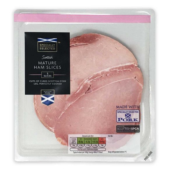 Specially Selected Scottish Mature Ham Slices 130g