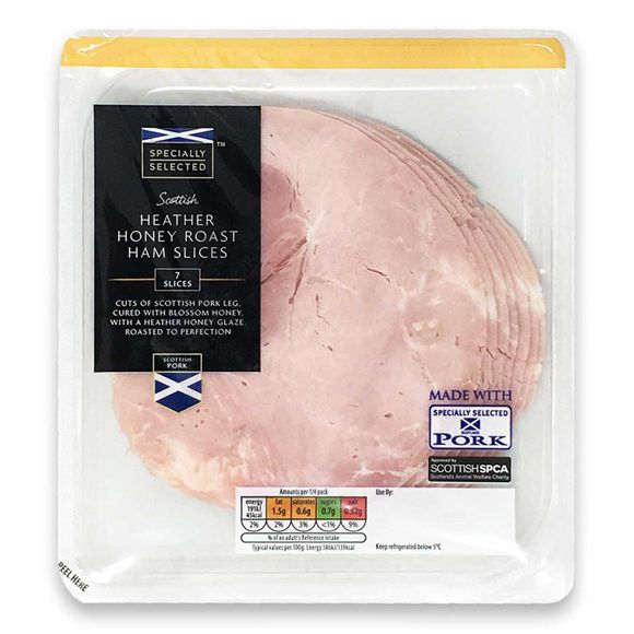 Specially Selected Scottish Heather Honey Roast Ham Slices 130g