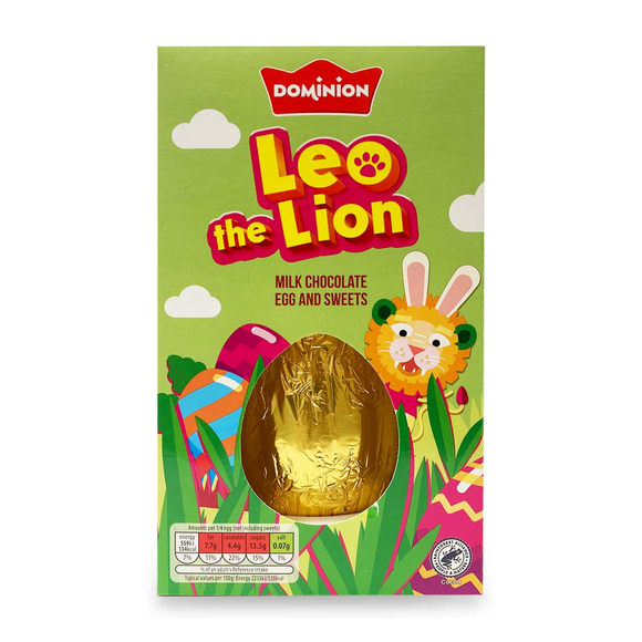 Dominion Leo The Lion Confectionery Egg 100g