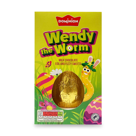 Dominion Wendy The Worm Confectionery Egg 200g