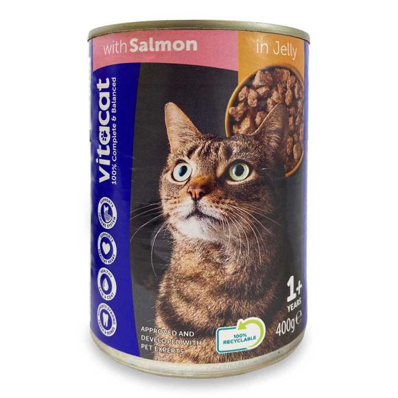 Vitacat Salmon In Jelly 400g