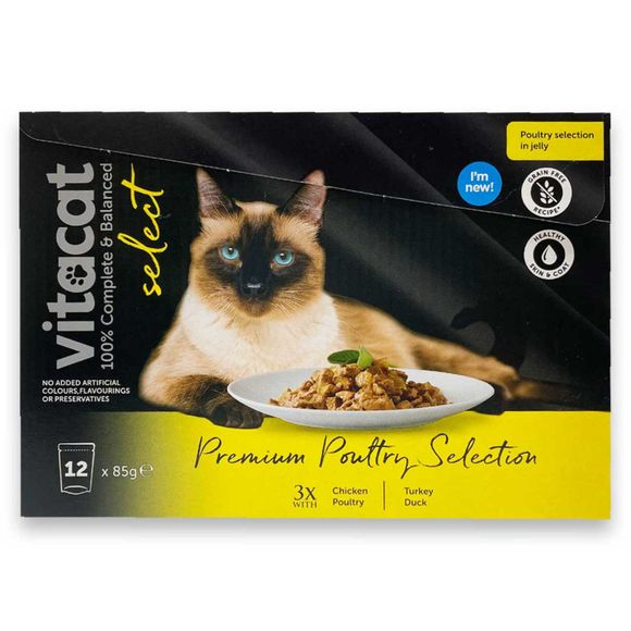 Vitacat Premium Poultry Selection 12x85g