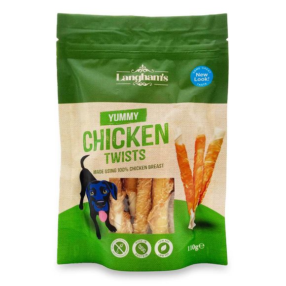 Langham's Yummy Chicken Twists 110g