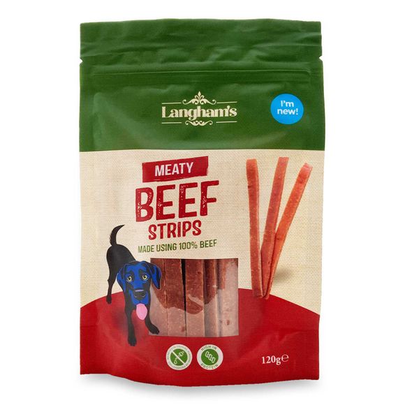 Langham's Meaty Beef Strips 120g