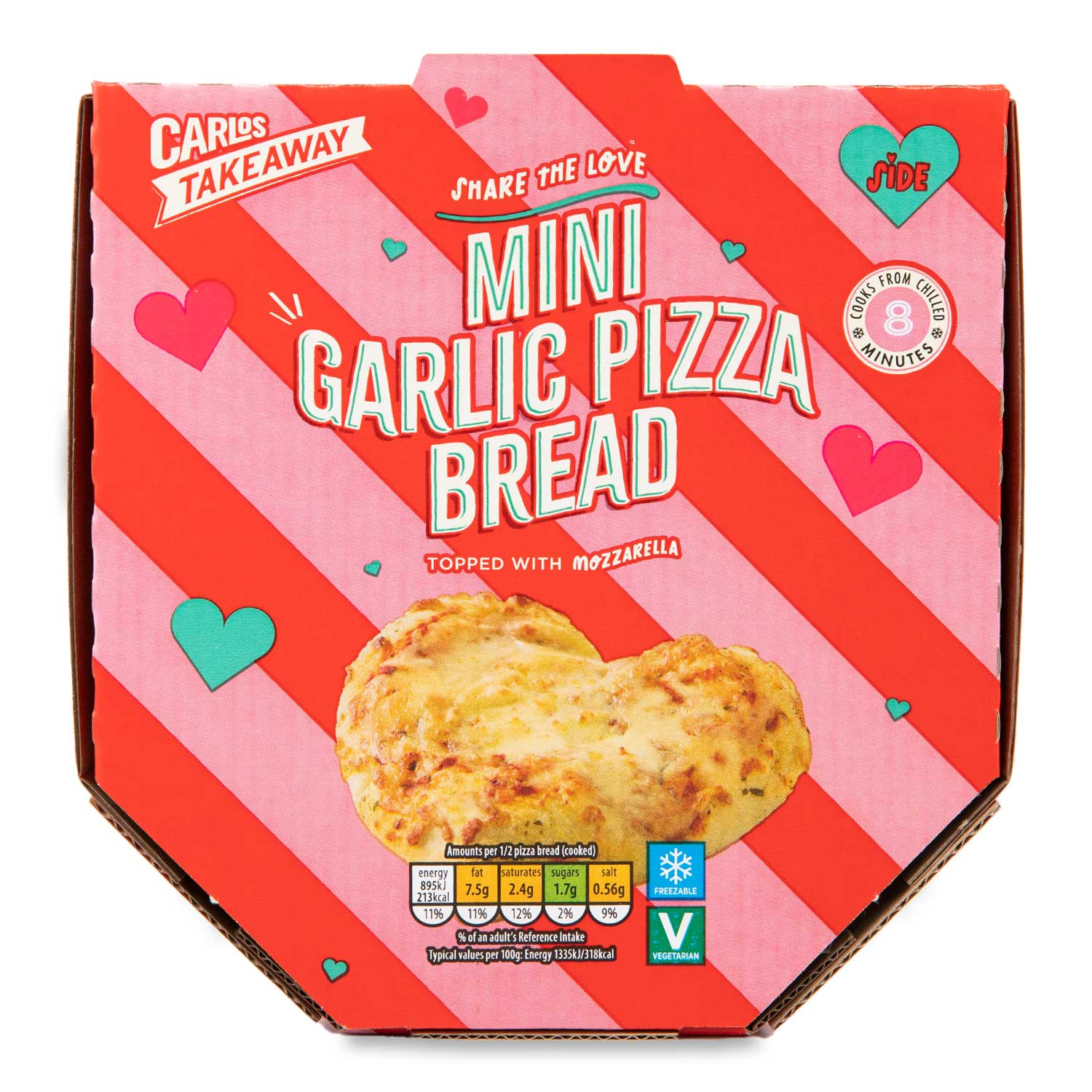 Carlos Mini Garlic Pizza Bread 145g