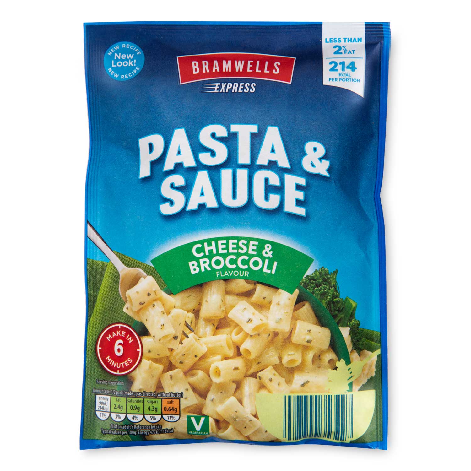 Bramwells Express Pasta With Cheese & Broccoli Sauce 110g