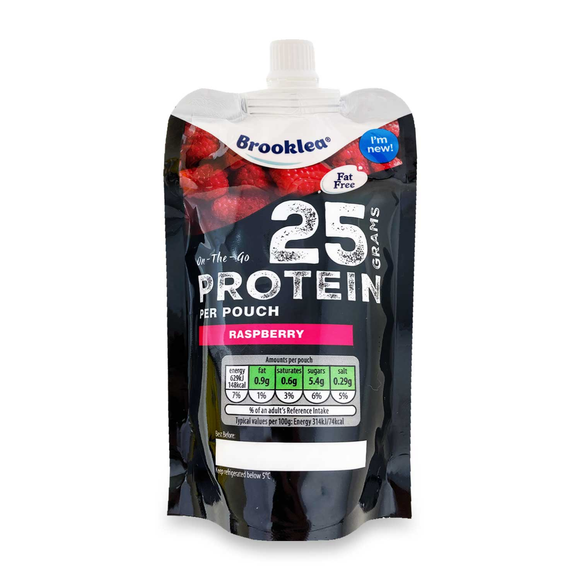 Brooklea Protein Raspberry Yogurt Pouch 200g