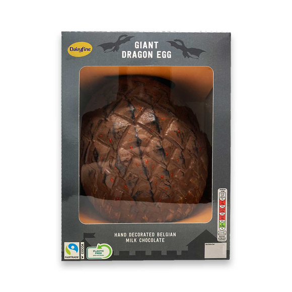 Dairyfine Giant Milk Chocolate Dragon Egg 680g