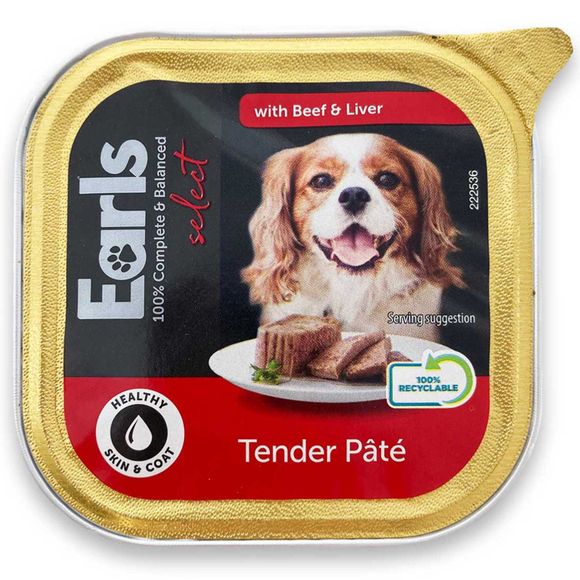 Earls Select Tender Pâté With Beef And Liver 150g