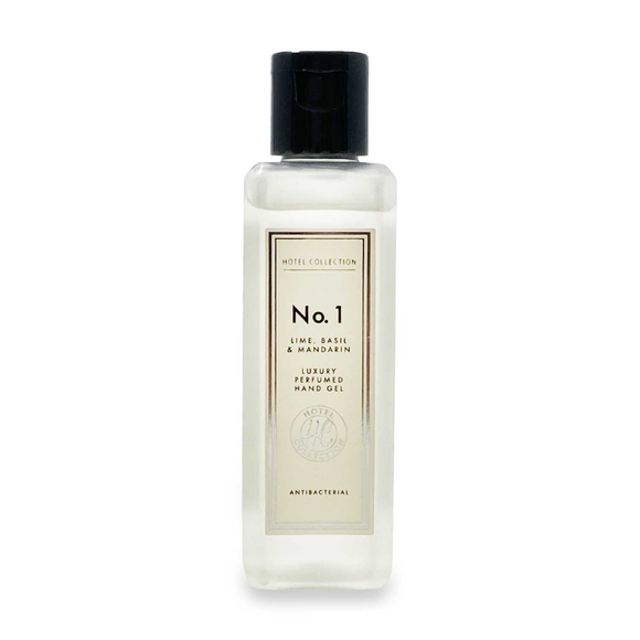 Hotel Collection No. 1 Lime, Basil & Mandarin Luxury Perfumed Hand Gel Antibacterial 100ml