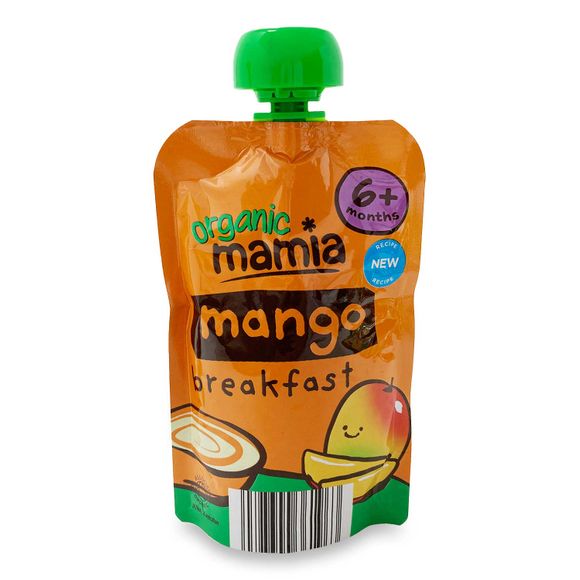 Mamia Organic Mango Breakfast Purée 100g