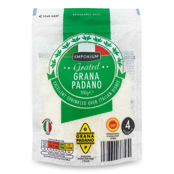 Emporium Grated Grana Padano 100g