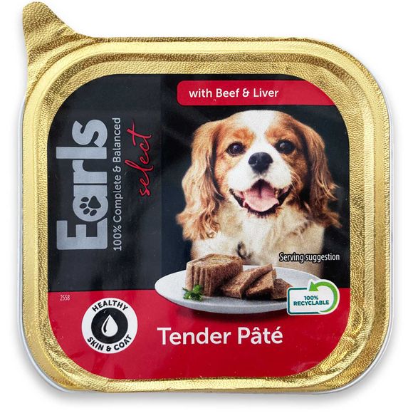 Earls Select Tender Pâté With Beef & Liver 150g