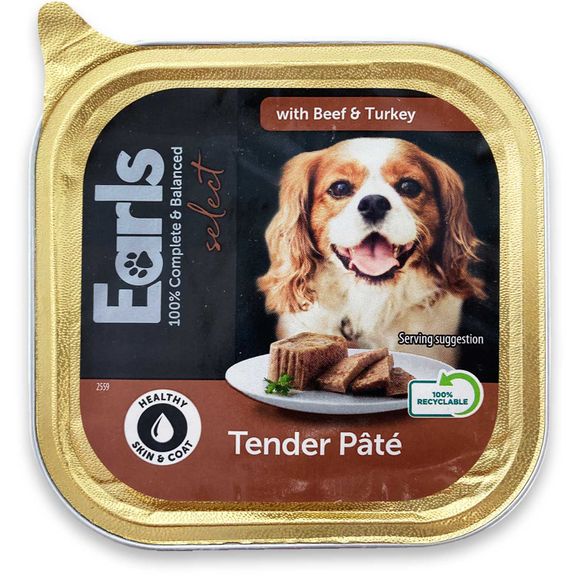 Earls Select Tender Pâté With Beef & Turkey 150g