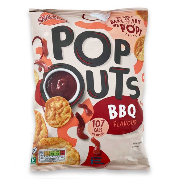 Snackrite BBQ Pop Outs 100g