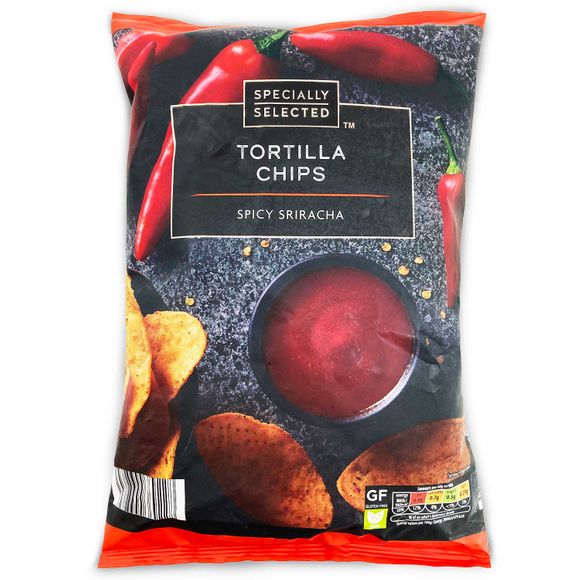 Specially Selected Sriracha Tortilla Chips 160g