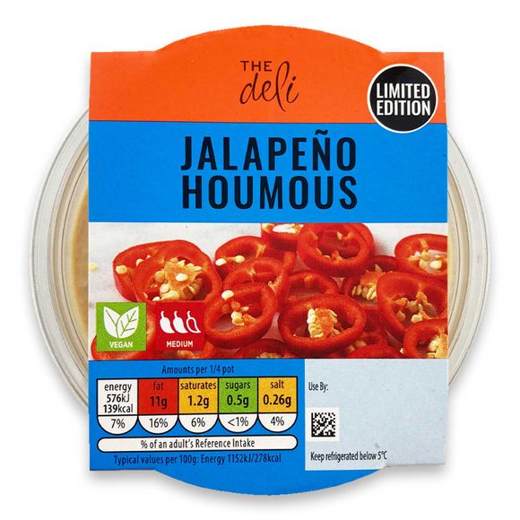 The Deli Jalapeno Houmous 200g