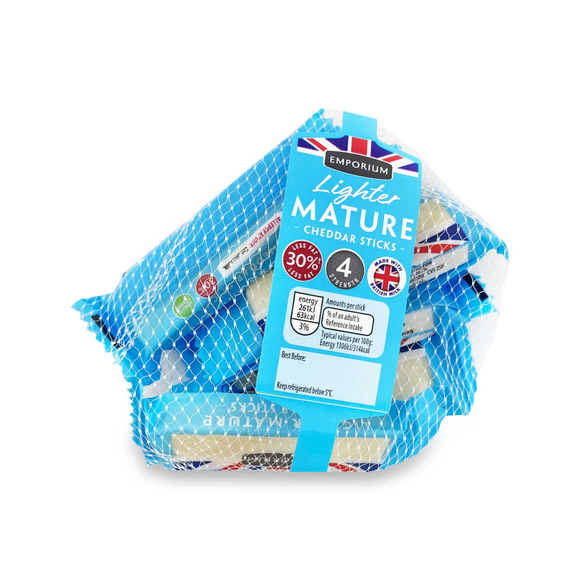 Emporium Lighter Mature Cheddar Sticks 120g (6x20g)