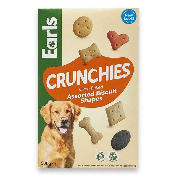 Earls Crunchies Oven Baked Assorted Biscuit Shapes 500g