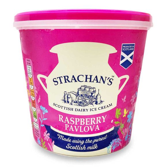 Strachan's Scottish Dairy Ice Cream Raspberry Pavlova 1l