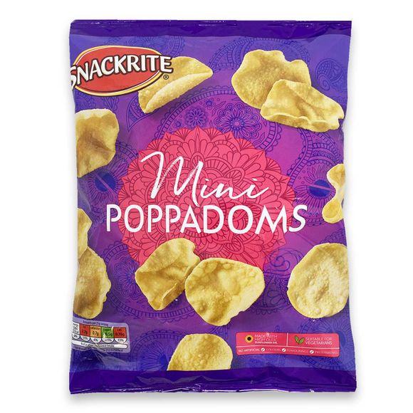 Snackrite Mini Poppadoms 85g