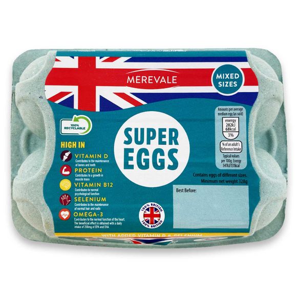 Merevale Super Eggs 6 Pack