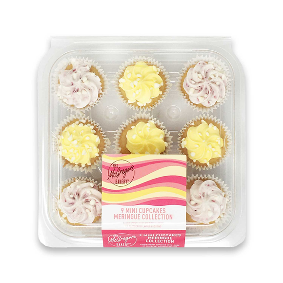 Mrs Mcgregor's Mini Cupcakes Meringue Collection 9 Pack