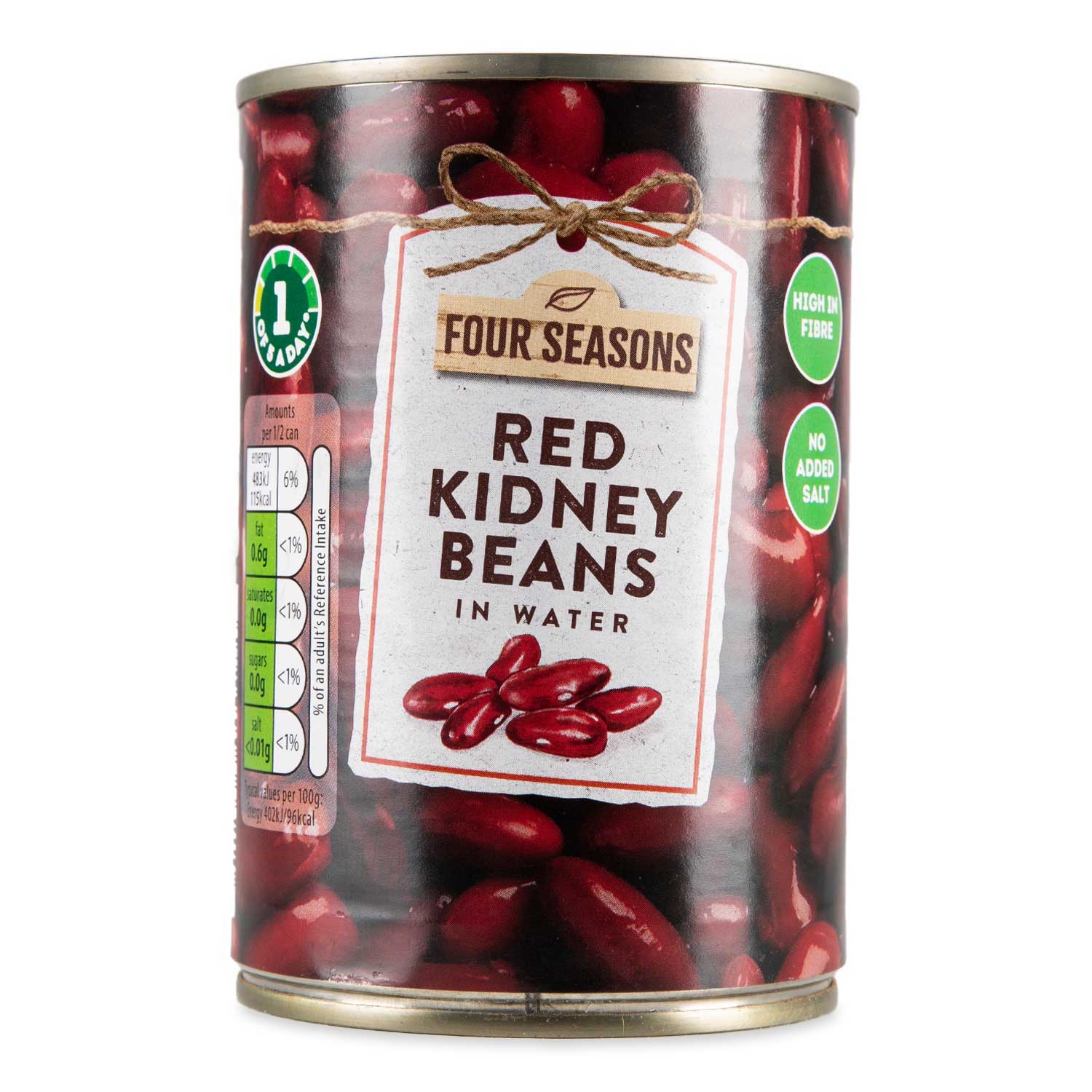 Four Seasons Red Kidney Beans In Water 400g (240g Drained)