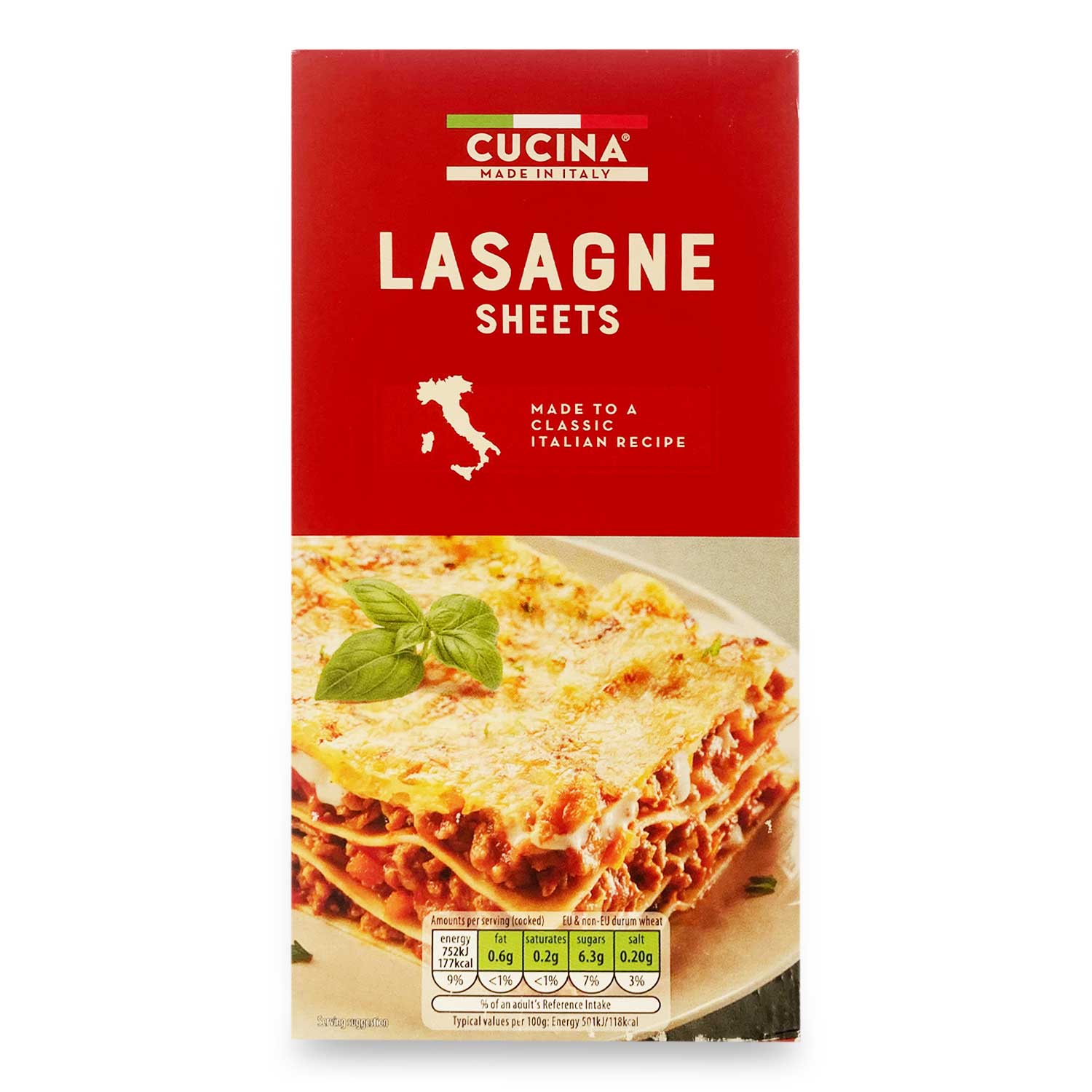 Cucina Lasagne Sheets 500g