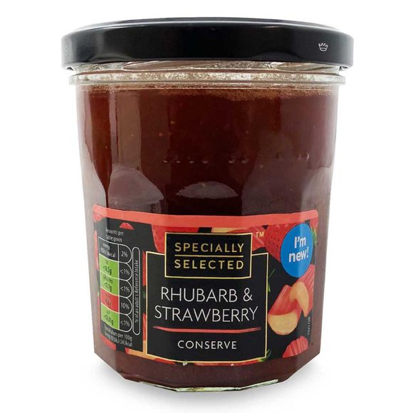 Specially Selected Rhubarb & Strawberry Conserve 340g